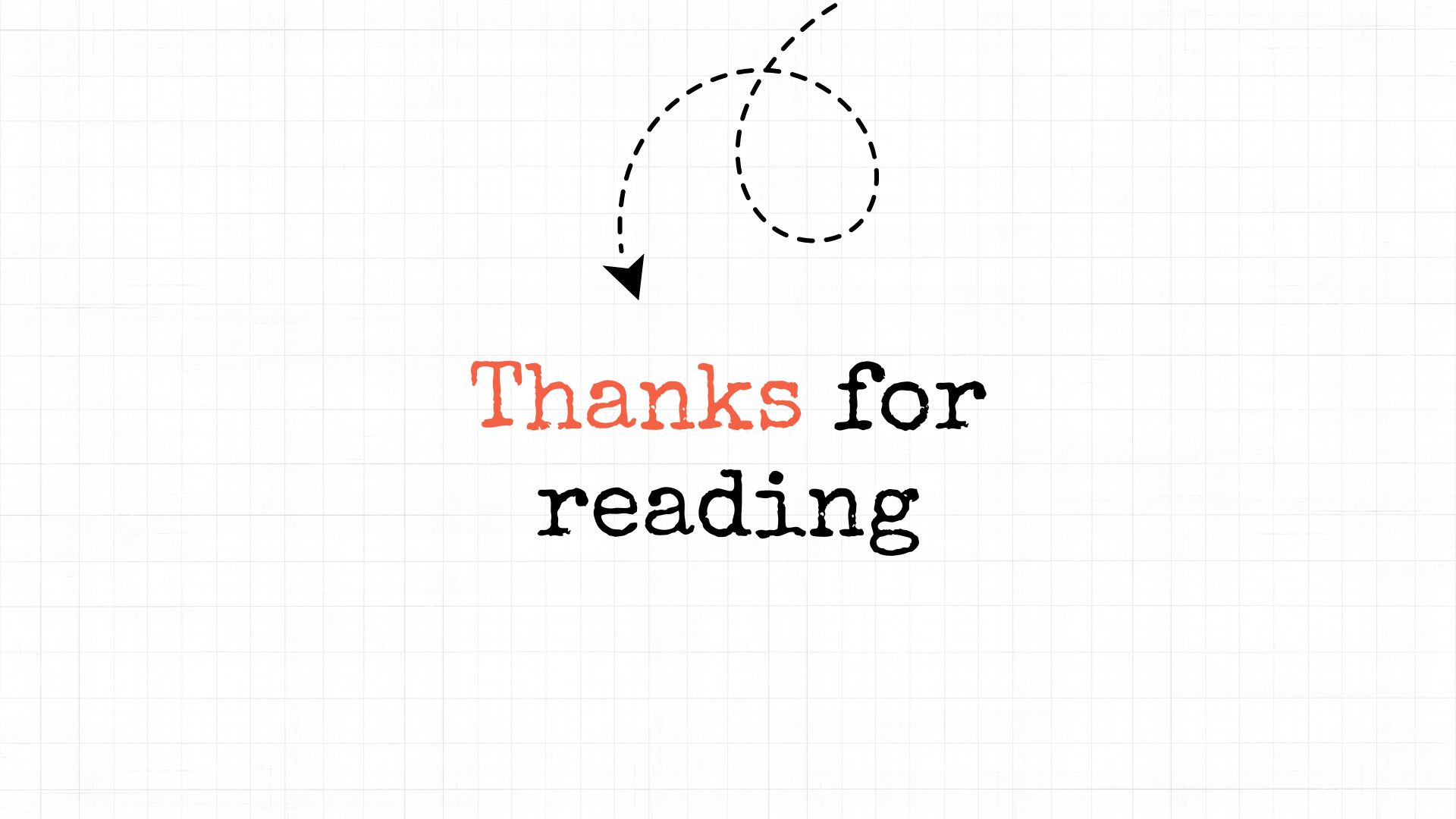 Thanks for reading!