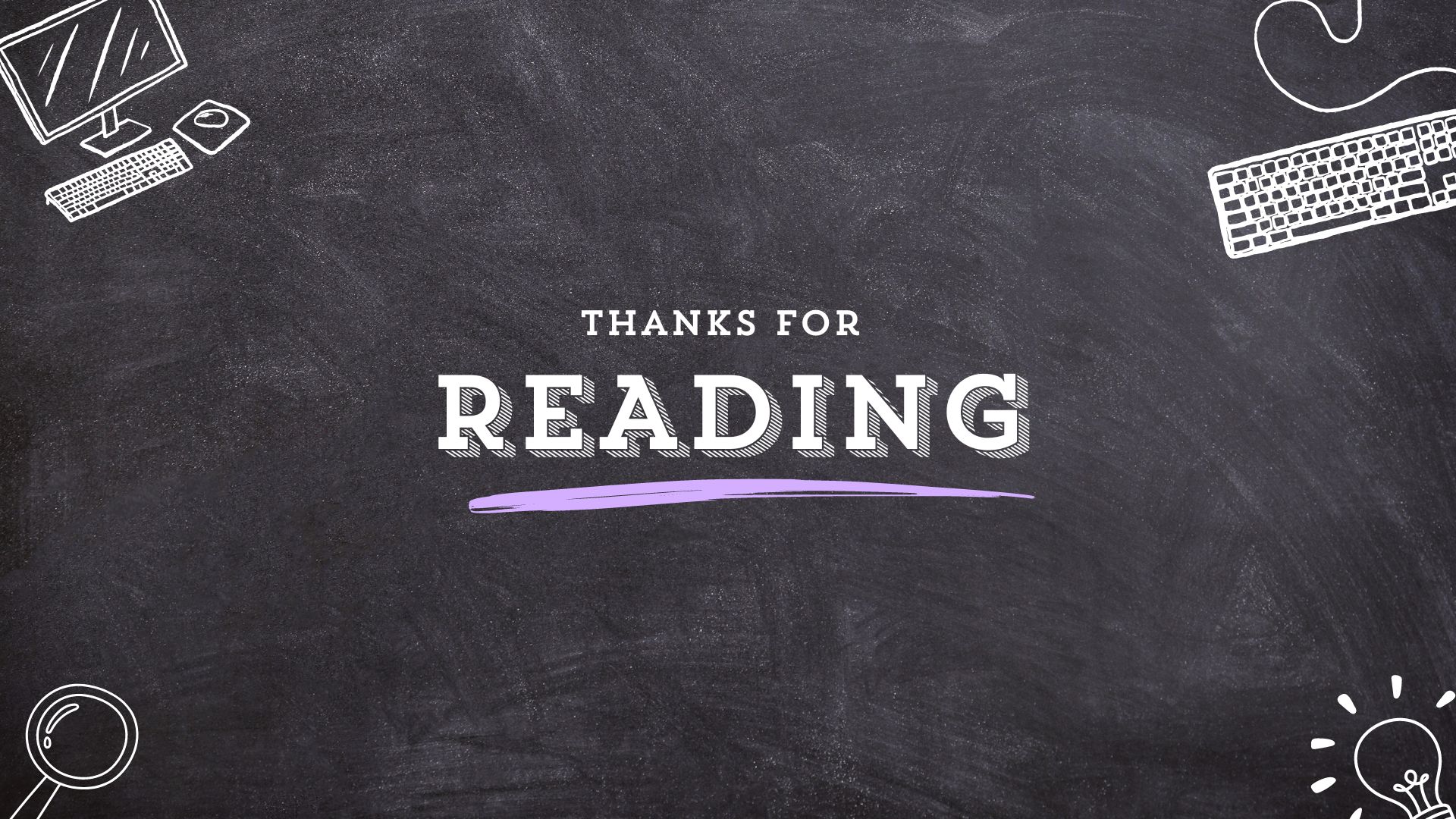 Thanks for reading