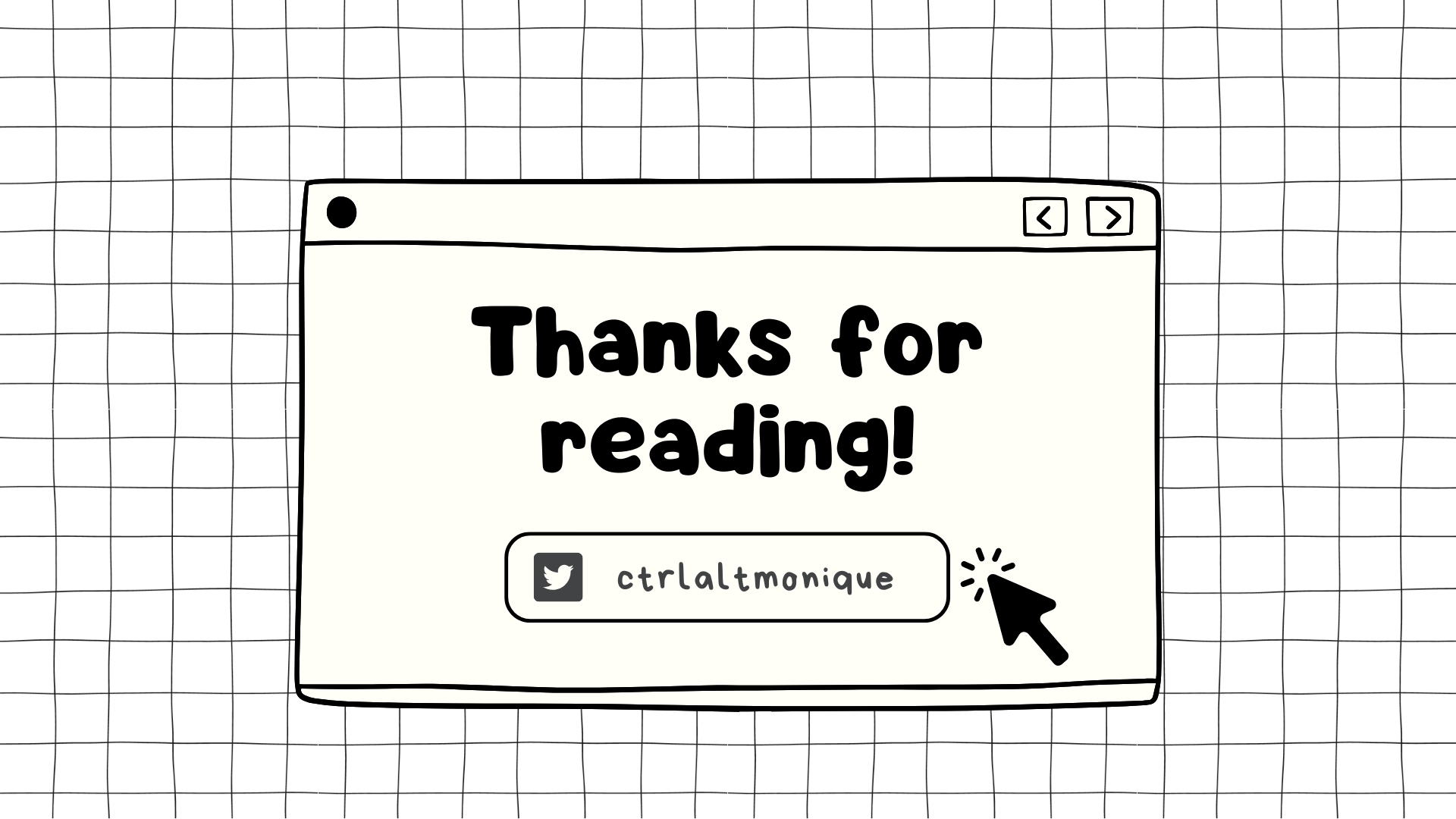 Thanks for reading